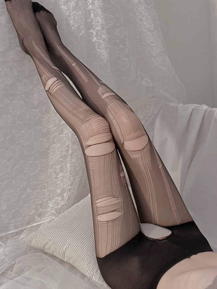 Open stockings women stockings .