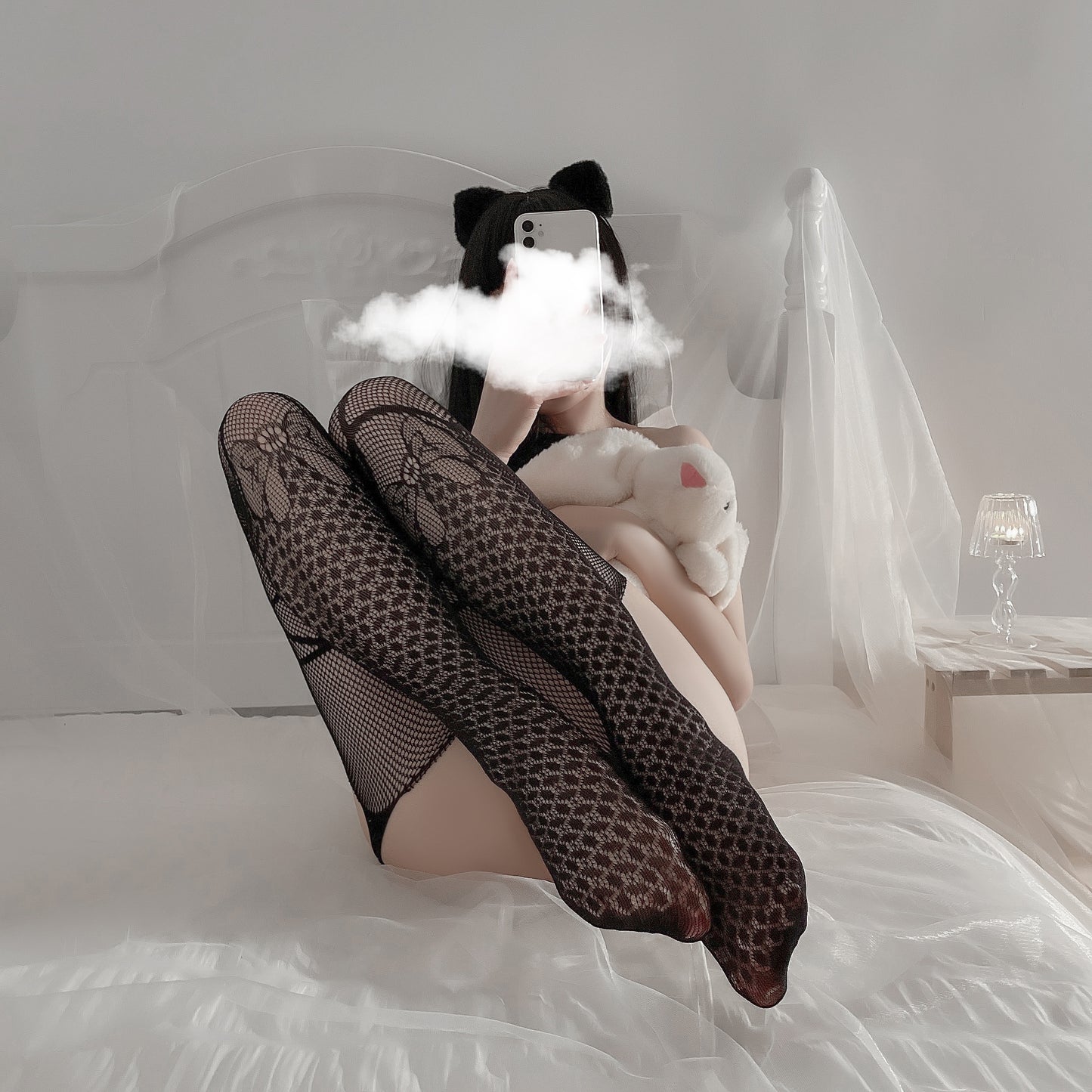 One-piece stockings thin foot stockings