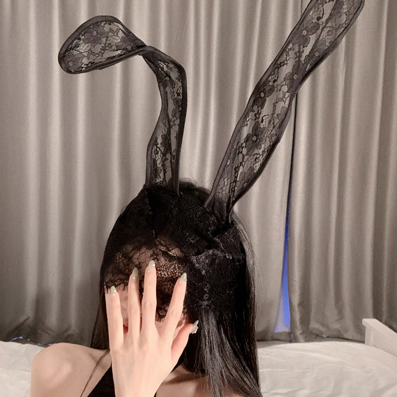 Lace rabbit ear accessories